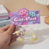 Sticky Squeeze Cat Paw Toys Slow Rising Amethyst Cat Paw Cute Slow Rebound Toy