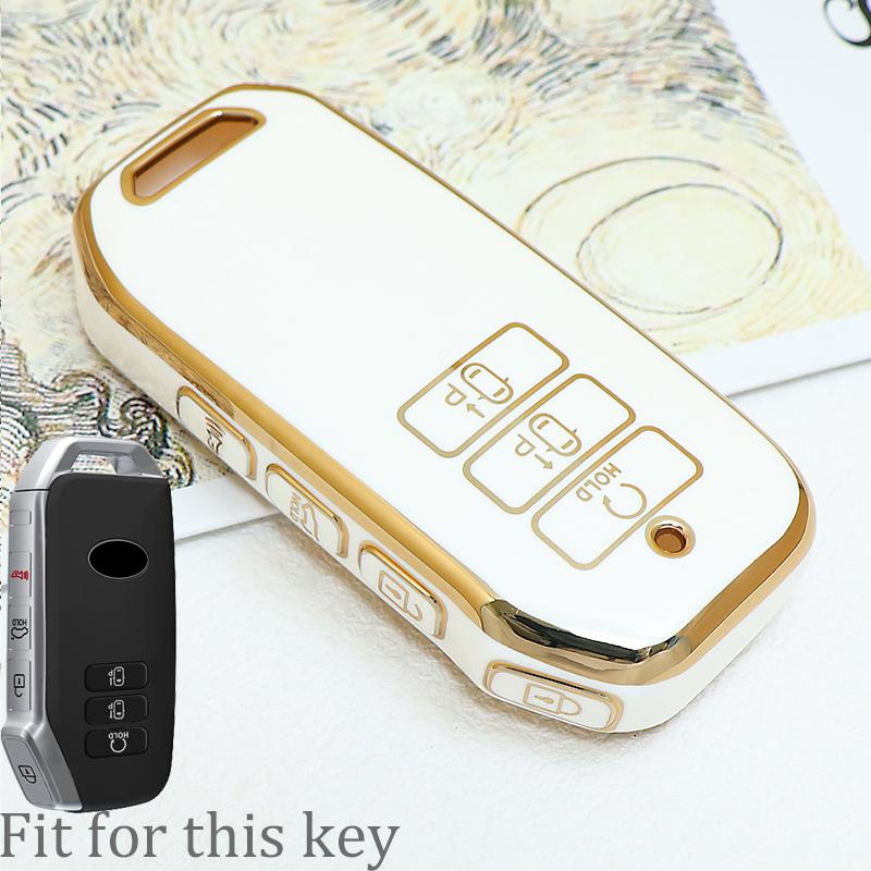 7 Buttons Shell Fob For Kia 2022 Sportage Niro Hybrid Sorento MQ4 2021 2022 2023 EV6 GT-Line K8 V6 Holder TPU Car Key Case Cover