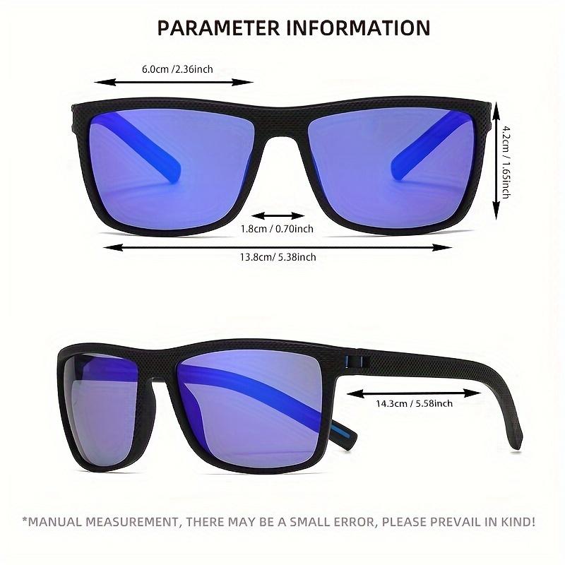 Men's Polarized Sports Sunglasses for Cycling, Fishing, Driving, UV400 Protection