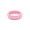 Elegant Geometric Enamel Bracelet With Crystal Accents Women Alloy Fashion Jewelry