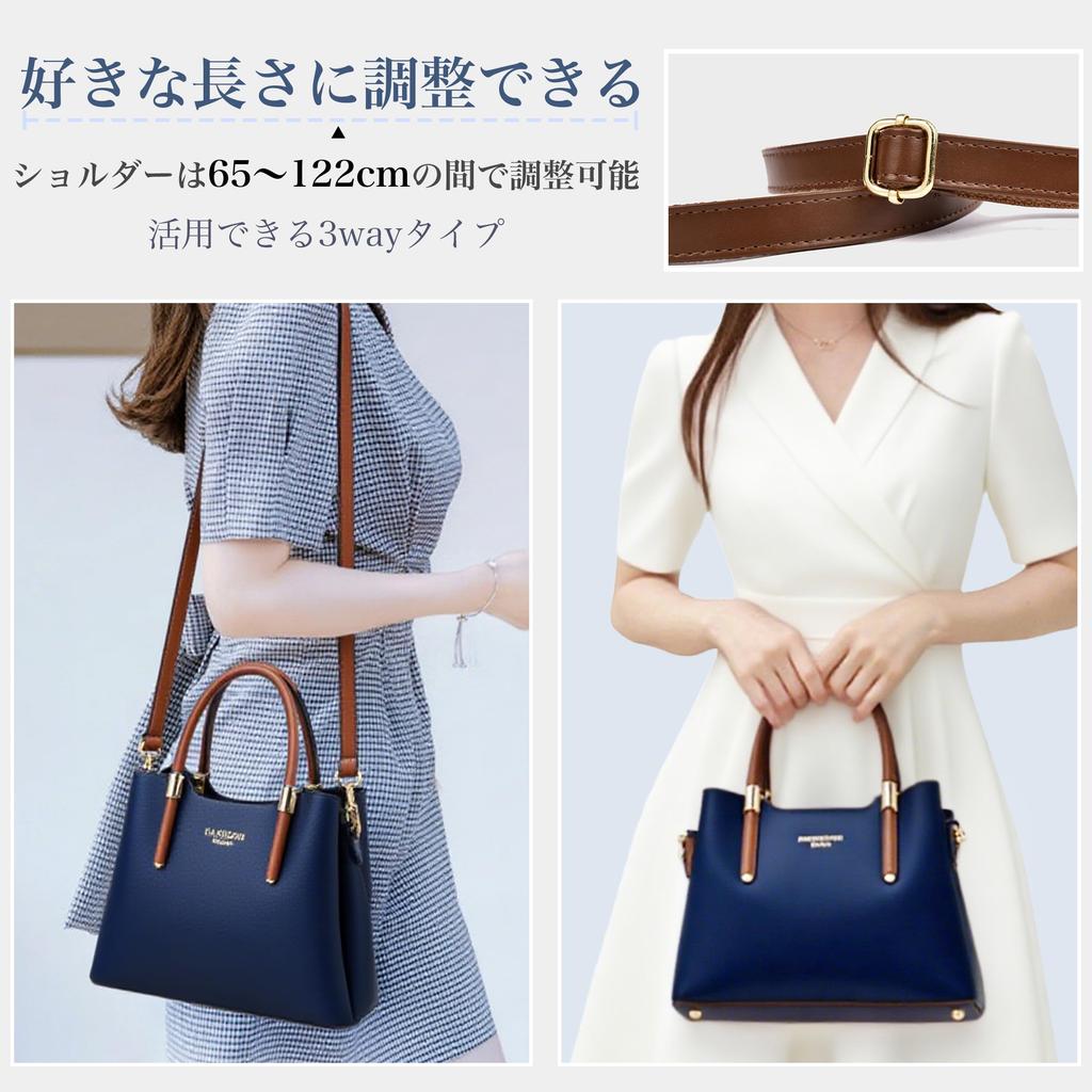 Kayiyasu Women's 2-Way Shoulder Bag, Crossbody Bag, Handbag, Shoulder Bag, Handbag, Multi-Storage, Stylish, Large Capacity, Simple, Casual, Handheld,