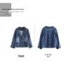 Women's Plus Size Stylish Denim Jacket - Versatile Casual Short Suit for Spring and Autumn