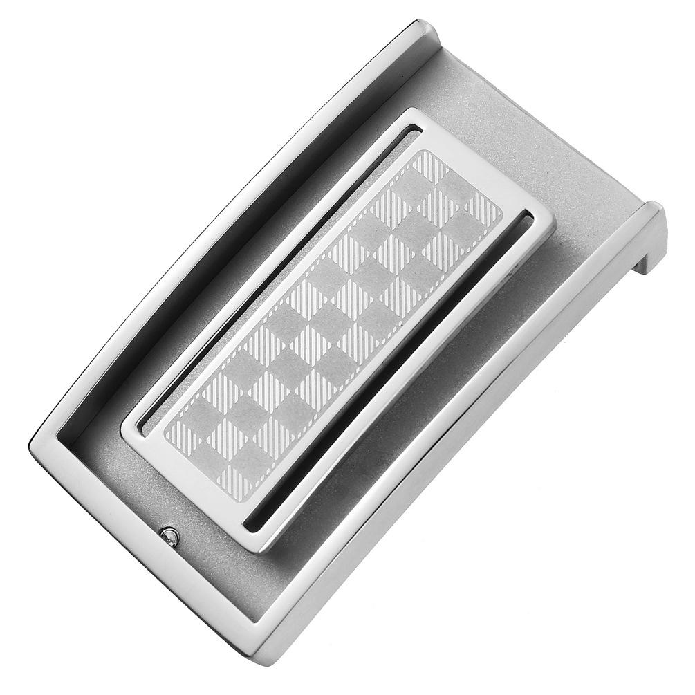 Smooth Stainless Steel Buckle, Business Men'S Perforated Buckle Belt Buckle Ly35-61584