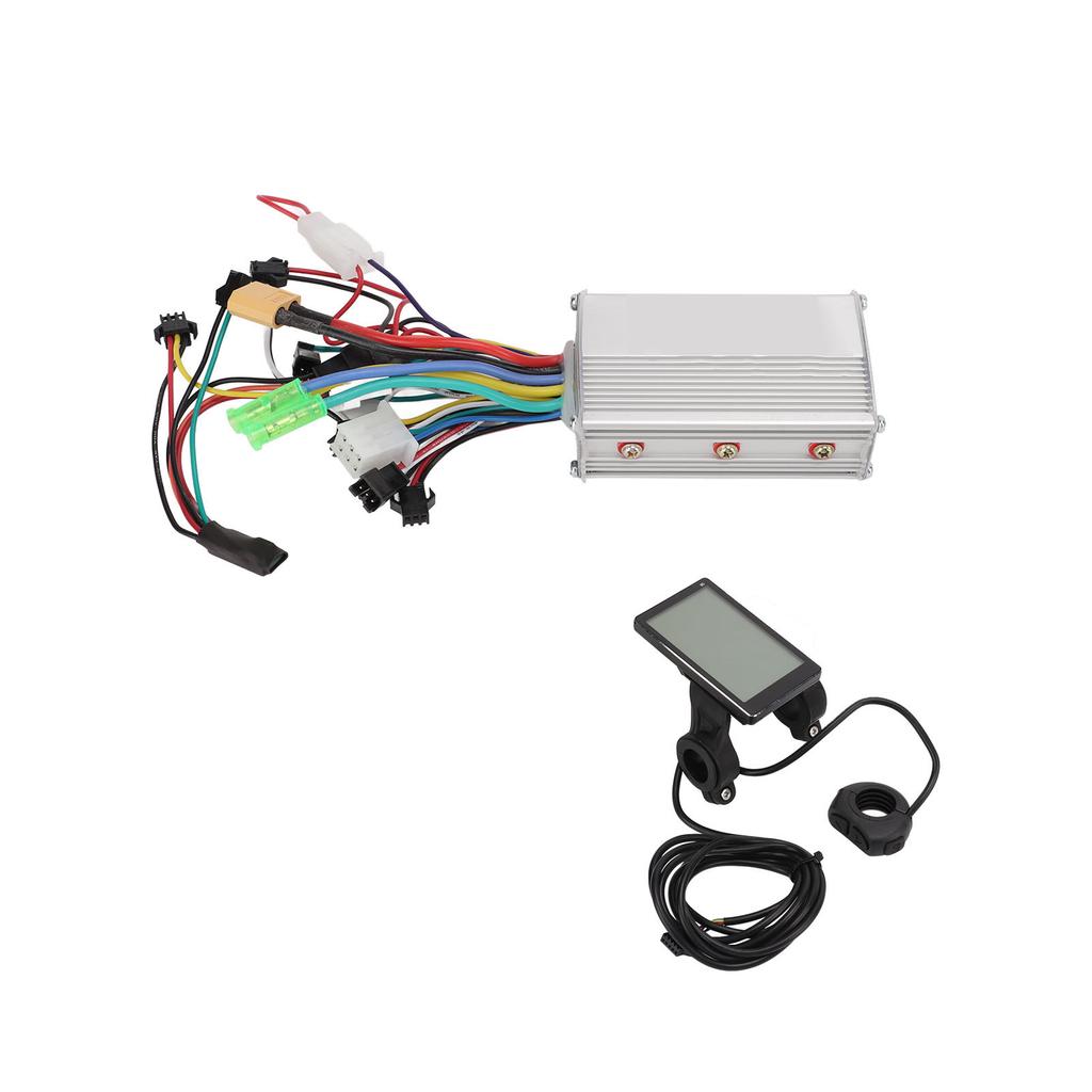 24 36 48V 350W Electric Bike Brushless Motor Controller Kit with Vertical LCD Display Meter