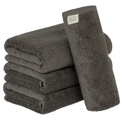 Towel Institute Bath Towel Charcoal Gray Set of 4 Hotel Specifications Fluffy High Speed Absorption Cotton Durable Low Shedding Colors To Choose Japan