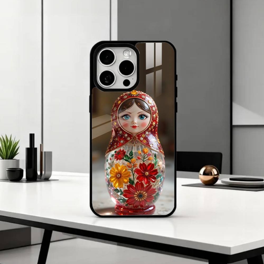 

R-Russian Doll Matryoshka Phone Case For iPhone17,16,15,14,13,12,11 Plus,Pro Max Magnetic For Magsafe Wireless Charging iPhone16PRO