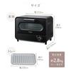 MAXZEN Toaster Oven Toaster Oven Simple 2 Pieces Toast Bread Machine with Timer Comes with Saucer and Crumb Tray for Living Alone Easy to Clean