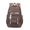 Schoolbag new solid color middle school student backpack in the season outing high value soft sister cute small fresh backpack