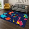 Dinosaur Cute Dino Cartoon Carpet Rug for Bedroom Living Room Sofa Home Doormat Kitchen Decor Bedroom Carpets for Living Room