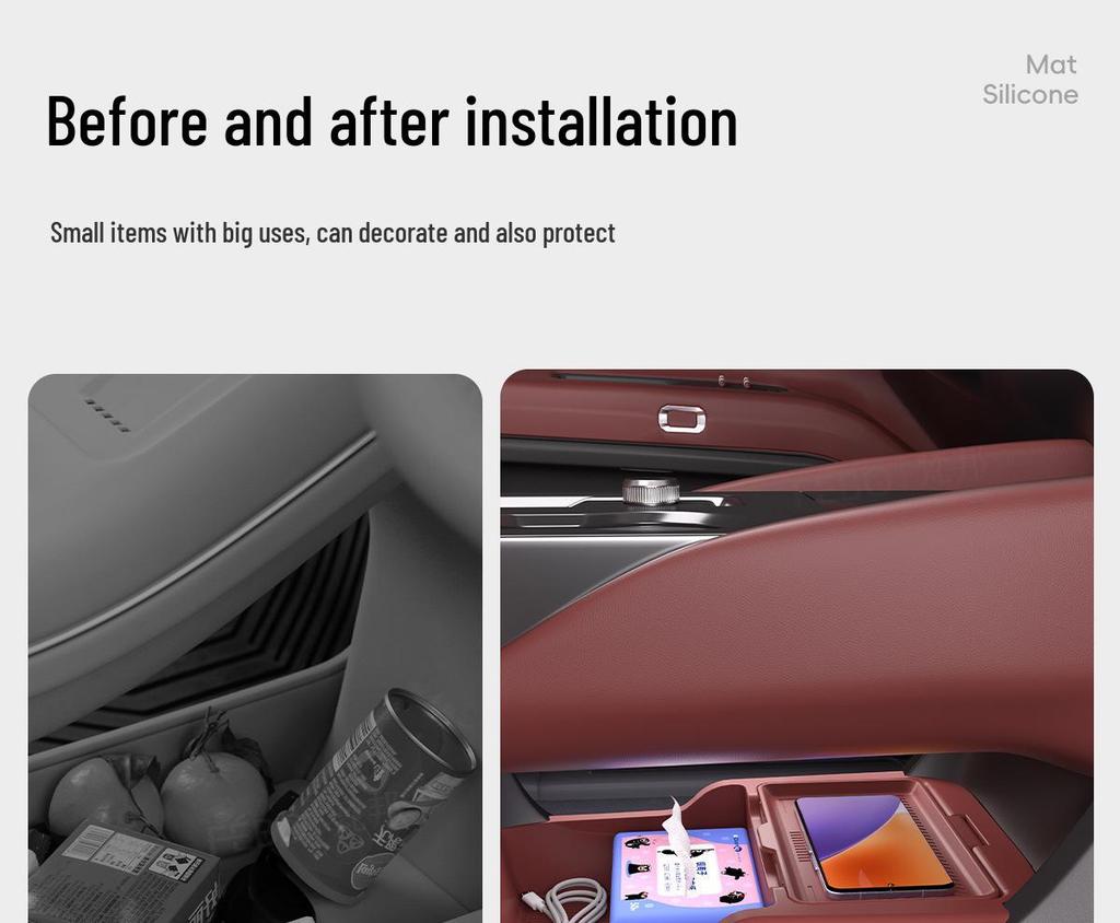 Buick Envision Plus Lower Console Silicone Storage Box: 25 Models