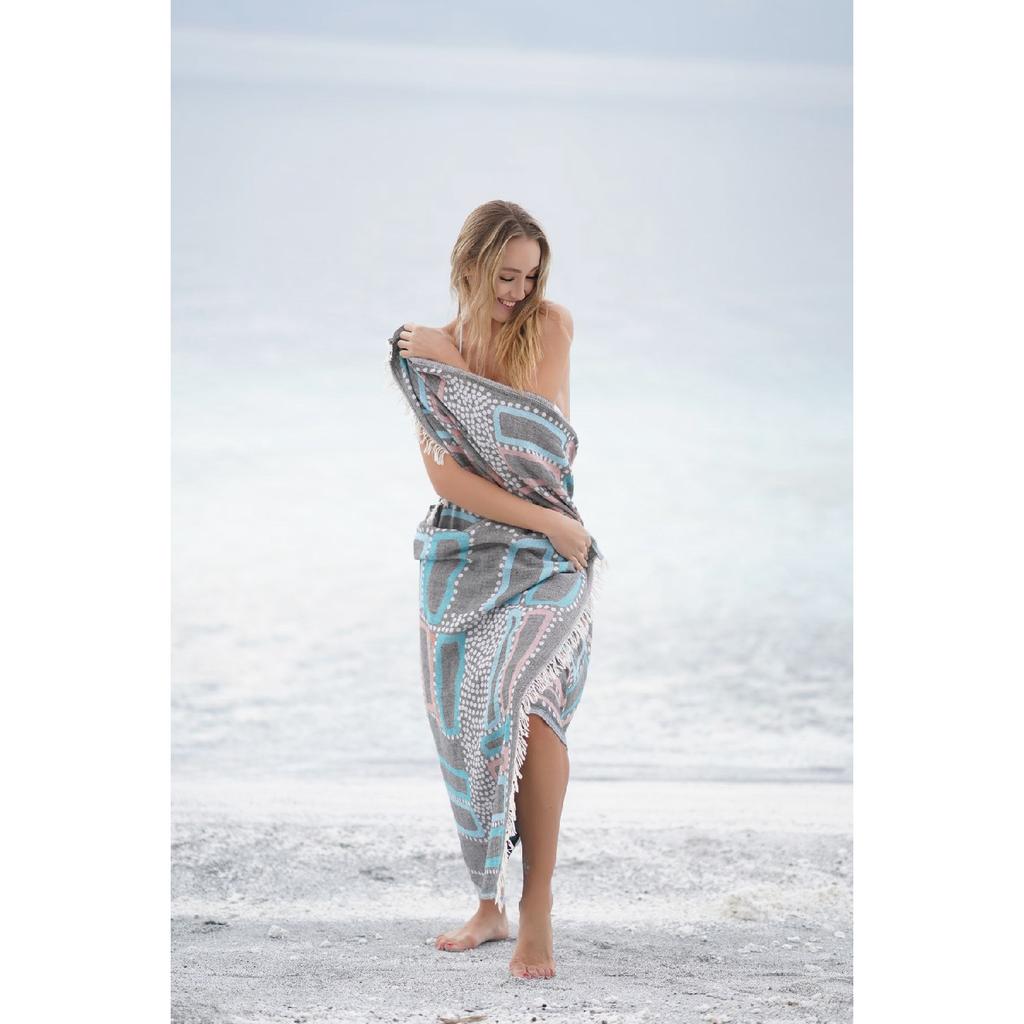 - Pestemal aus 100 % Baumwolle – Strand-Peshtemal – Speziell entworfene Strandkreation – Hamam-Peshtemal