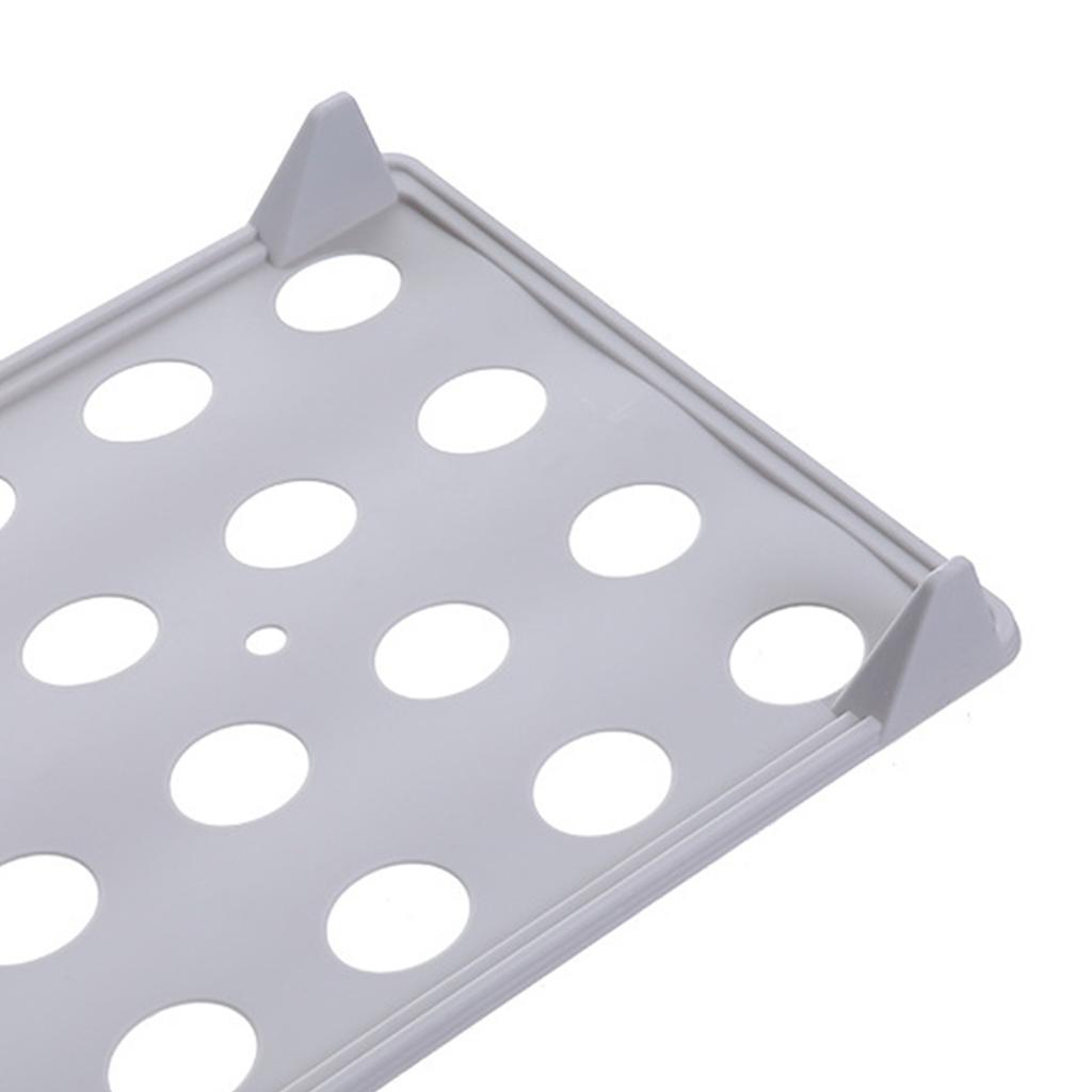 Clothes Organizer Tray Innovative Household T Shirt Clothing Folding Storage Shelf Rack Grey