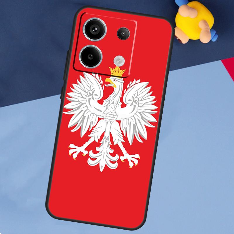 Poland Polish Flag Phone Case For Xiaomi Redmi Note 13 11 9 10 12 Pro Plus 9S 10S 11S 12S 9C 10C 12C 13C Cover