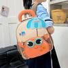 School Bag New High-value Cute Cartoon Crab Backpack Boys and Girls Kindergarten Level 1-3 Lightweight Backpack