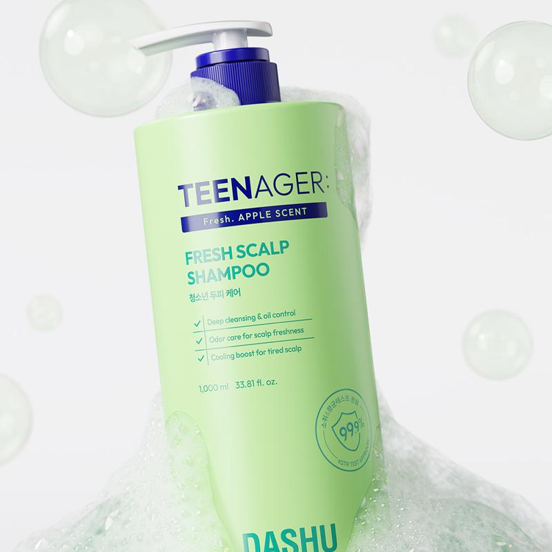 DASHU Shampooing Quotidien pour Adolescents Cuir Chevelu Frais 1000ml