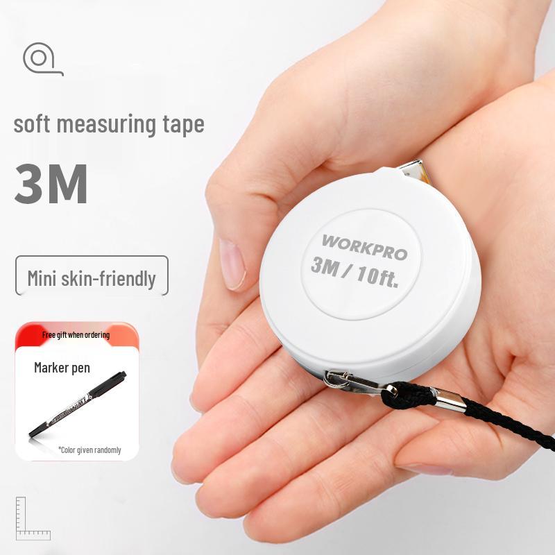 3-метровая мягкая мини-рулетка: Высокоточная портативная портновская линейка для измерения роста, груди и талии.