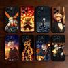 Bakugo A-Anime K-Katsuki  Phone Case For iPhone 17,16,15,14,13,12,11 Plus,Pro Max,XS,Soft Silicone Black Cover