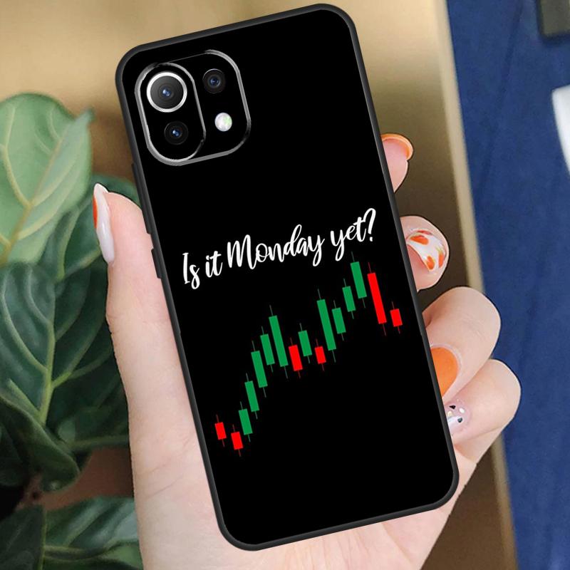 Day Trader Trader Trading Case For Xiaomi 15 14 Ultra 13T 14T 15T Pro 17 Pro Max POCO X7 Pro X5 X6 F5 F6 F7 F8 Coque