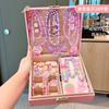 Kids Hair Accessories Set Gift Box Girls Birthday Party Princess Style Hairpins Rubber Bands Headbands