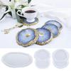 5Pcs Irregular-shaped Epoxy Silicone Molds Tray Casting Mould for DIY Casting