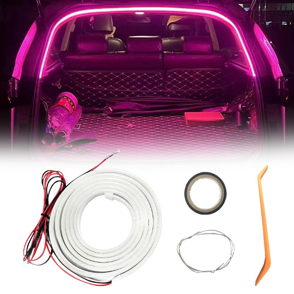 LED Automatic Tail Box Light Multifunction Auto Sensor Tail Light Strip Car Trunk Ambient Lighting Strip for Truck Trunk Decor