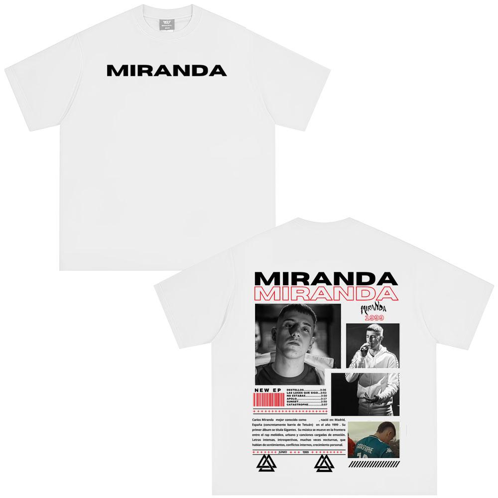 

Rapper Miranda Tour NEW Album 2026 Graphics Unisex Women Harajuku Casual Loose Tshirt Highquality Gothic Punk Tshirts Streetwear S
