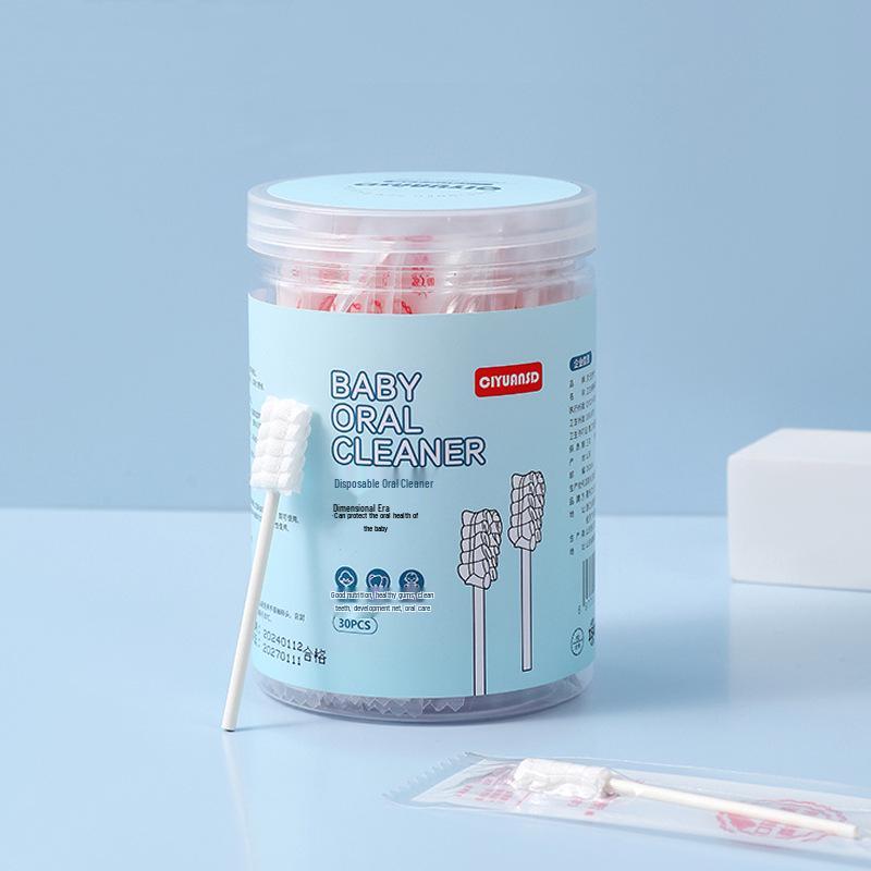 Newborn Baby Oral Cleaner & Soft Bristle Toothbrush Set