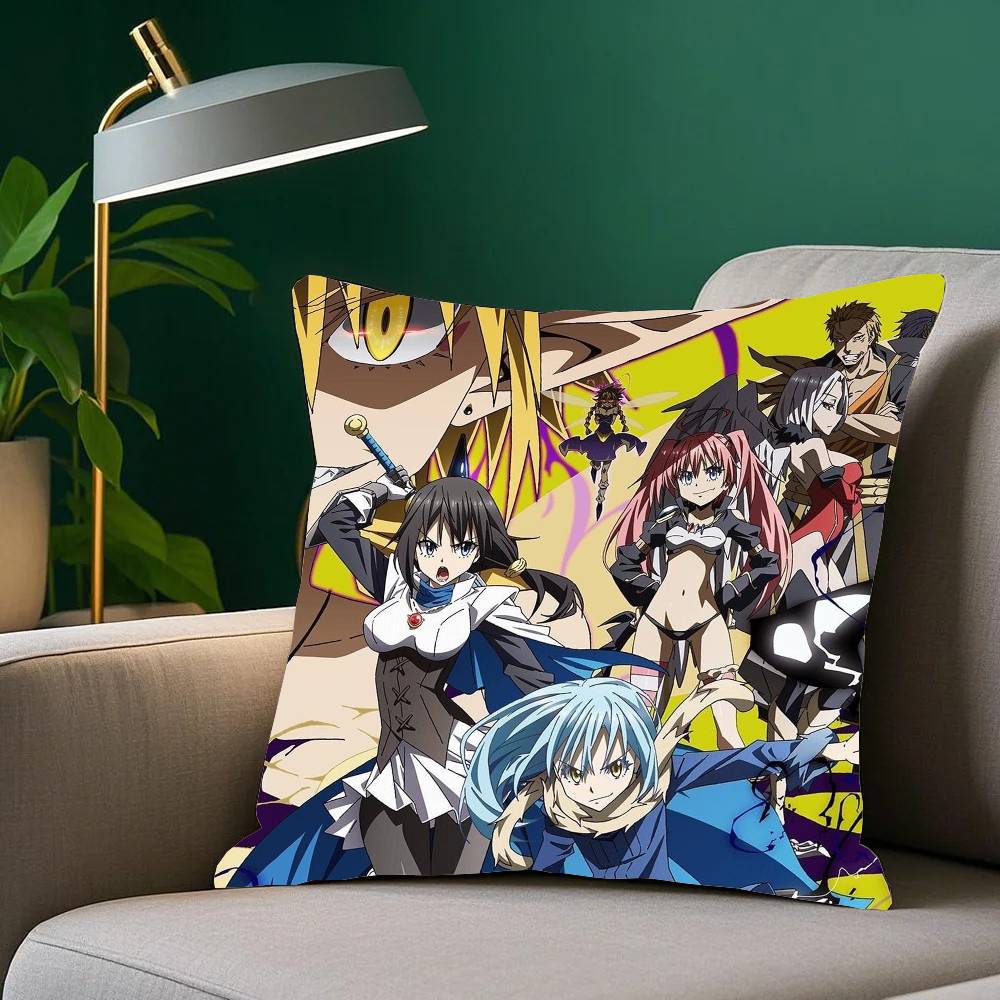That Time I Got R-Reincarnated As A Slime Anime Pillow Case Home Decor Throw For Sofa Bed Car Room Decor Gift Idea