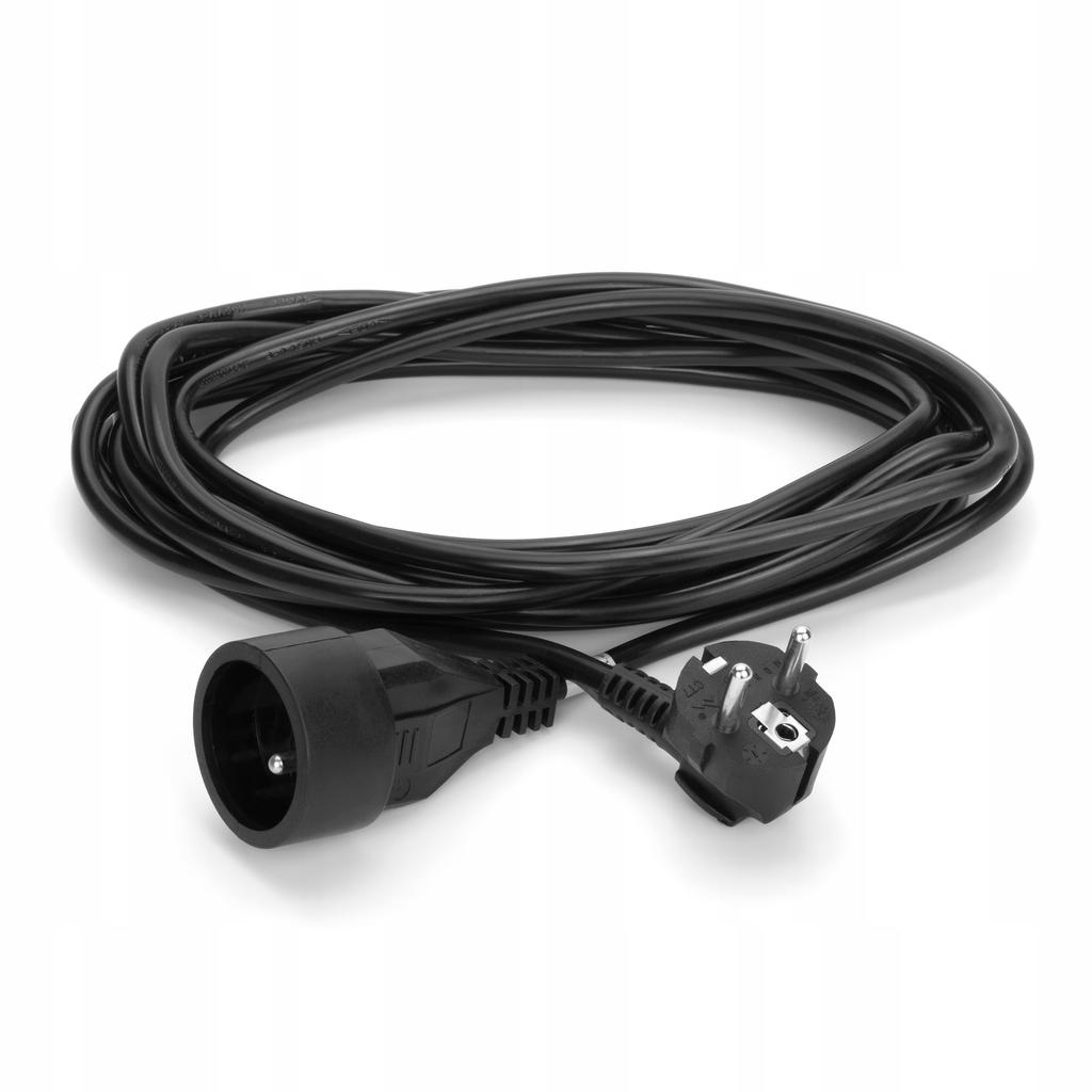 Single-Sock Network Extension Cord 1.5M Black Ip20 16A 230V