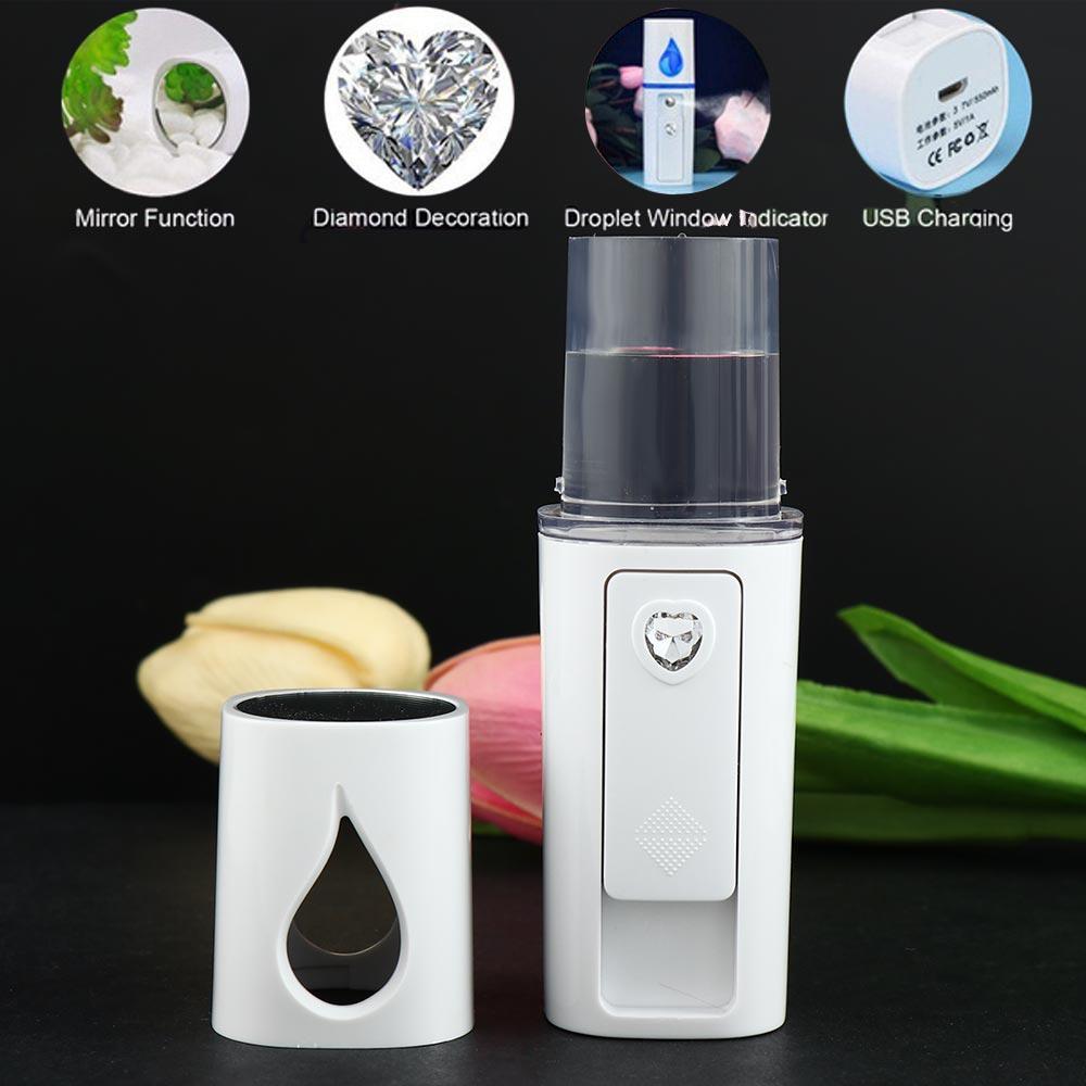 Beauty Instruments Mist Spray Machine Handy Face Steamer Nano Facial Sprayer USB Facial Humidifier