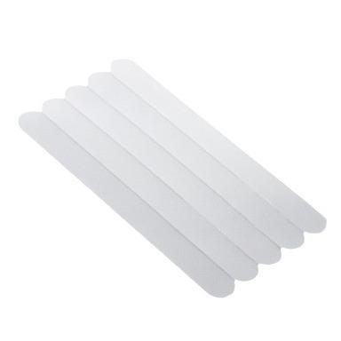 Transparent Anti Slip Stair Treads for Bathroom Floor Safety Non Slip Tape Strips 5 Pack Durable Adhesive Strips for Stairs and Steps