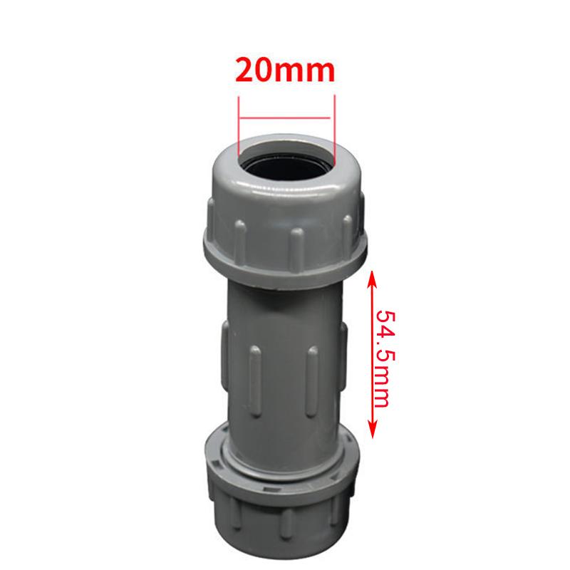 

New PVC quick connector Garden aquarium landscape system fast connector Expansion joint Quick pipe connection Repair connection