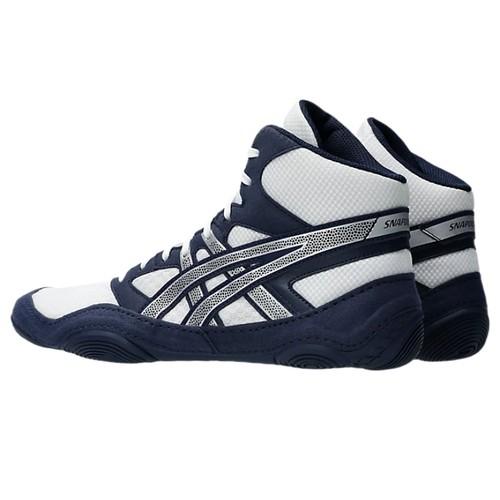 Asics Snapdown 4 Coverage Mid Top Trainingsschuhe Herren Blau Weiß - 1081A058-401