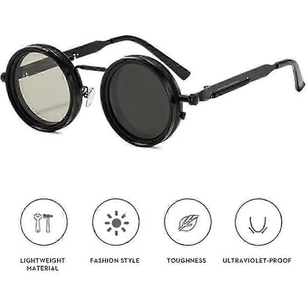 Sluneční brýle Visionguard NF, Sluneční brýle s plynule nastavitelným ND9 pro muže, Plážové sluneční brýle s 1-9 stupni