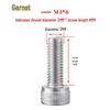 Jianai Te 304 SS Socket Head Cap Screws