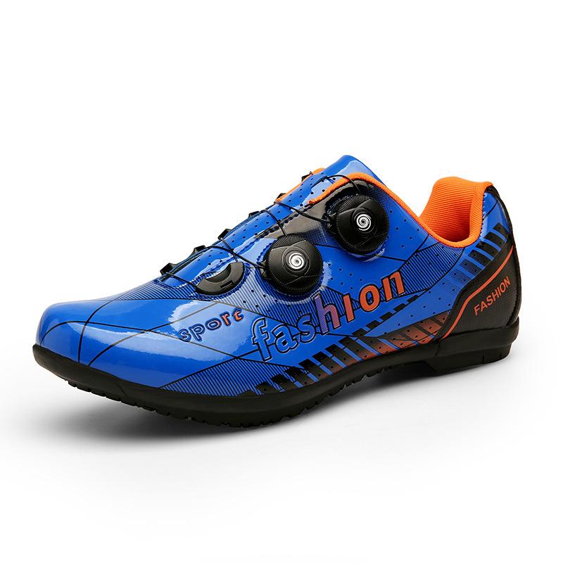 

Road Lock Bicycle Riding Shoes Mountain Bike Lock Shoes Unlocked Shoes Spinning Bike Hard-soled Cycling Shoes Men and Women 36