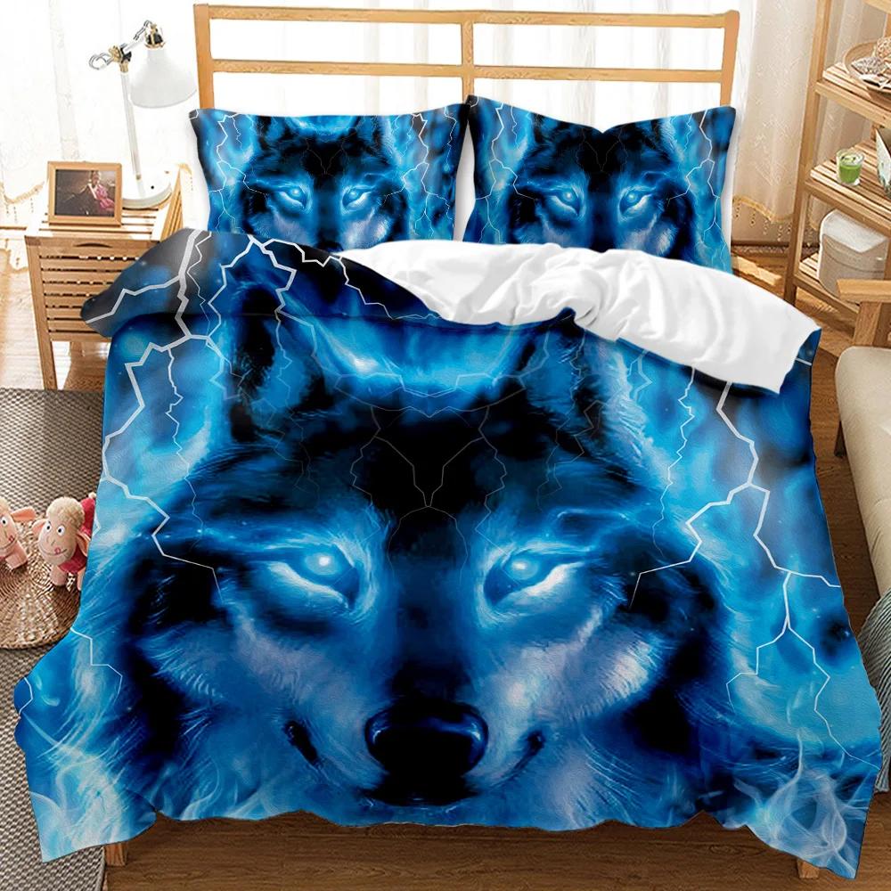 Пододеяльник с изображением волка — фото 13