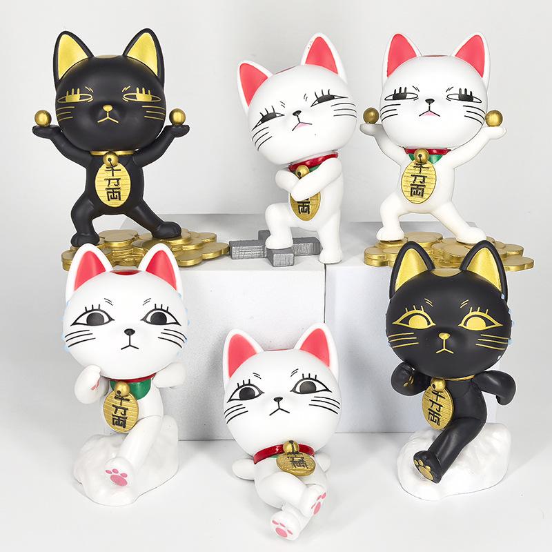 6 шт. В наличии Dandadan Turbo Bachan Аниме Фигурка Высокоскоростная Нана Кошка Кукла Фигурка Действия Модель Игрушка Подарок