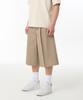 Heavyweight Cp One-Pleat Long Bermuda Pants [Beige]