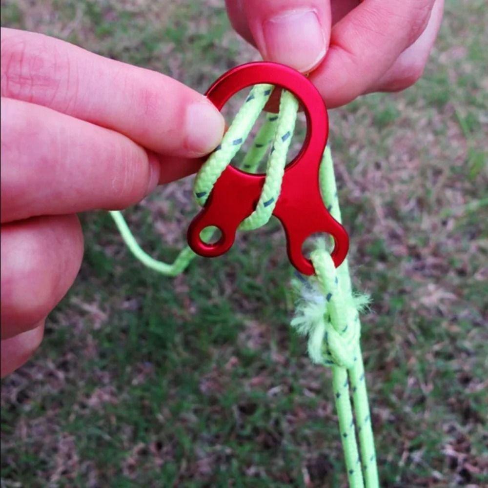 5pcs Adjustable Camping Tent Cord Buckle Snail Shape Tent Cord Buckle Securing Accessories