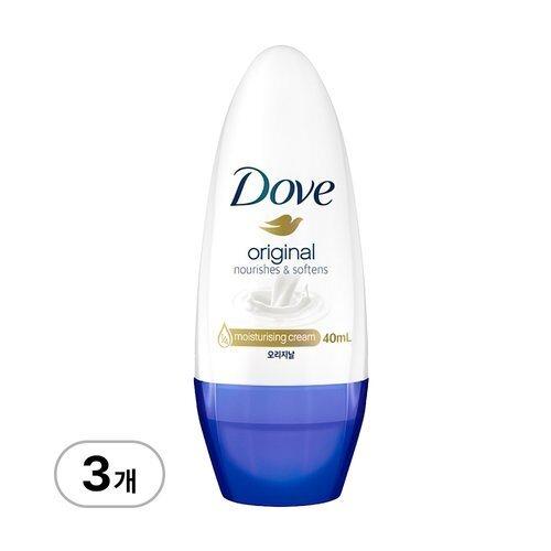 Dove Original Deodorant Roll-On 40ml x 3_635332