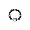 Natural Moonstone Obsidian Bracelets Couple Minimalist Bracelet Handmade Cute Black White Cat Bracelet Party Jewelry Gifts