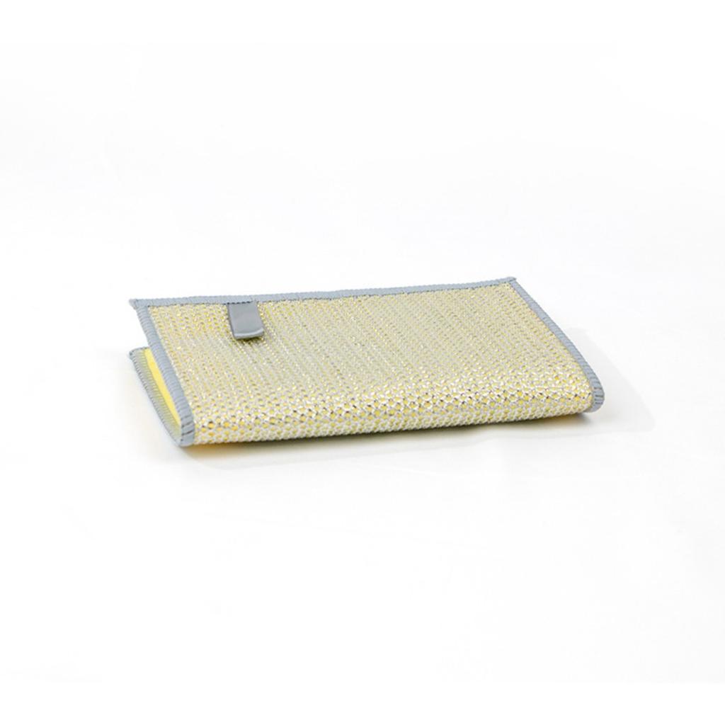 Double Sided, Silver Wire Cloth, Cleaning Cloth, Non Damaging To The Pot, Kitchen Cloth, Household, Oil Proof, Degreasing, Scouring Pad