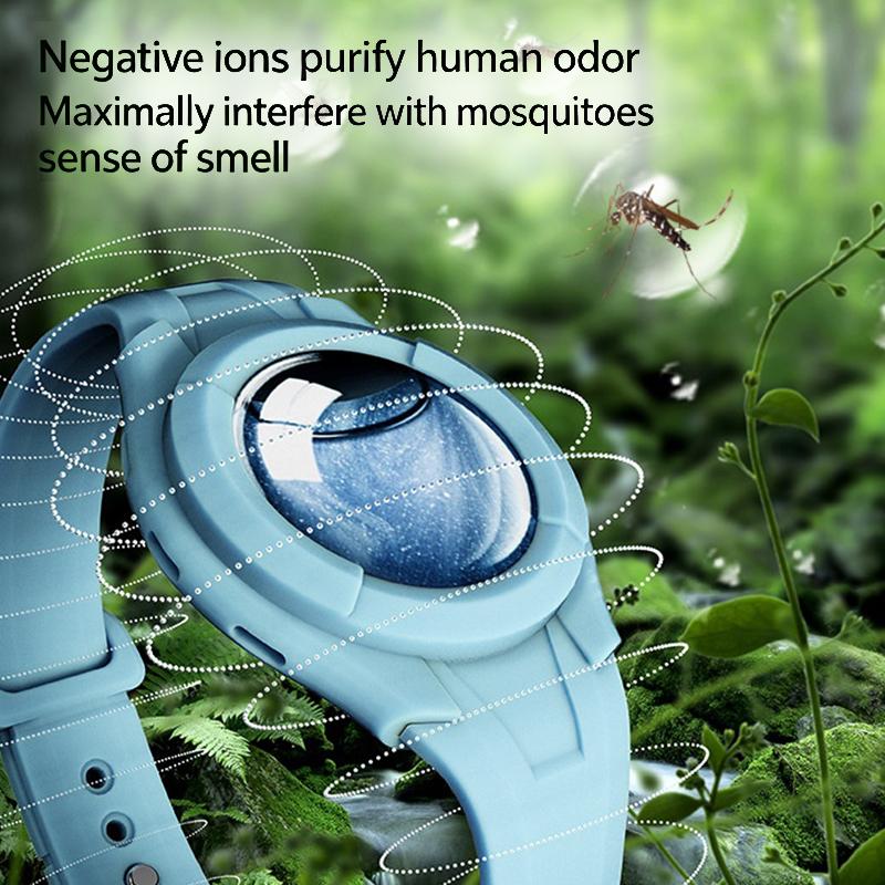 Powerful Mosquito Repellent Bracelet 20M Protection Zone Anti-Bug Wristband Portable Car Clip-On For Adults Kids Outdoor