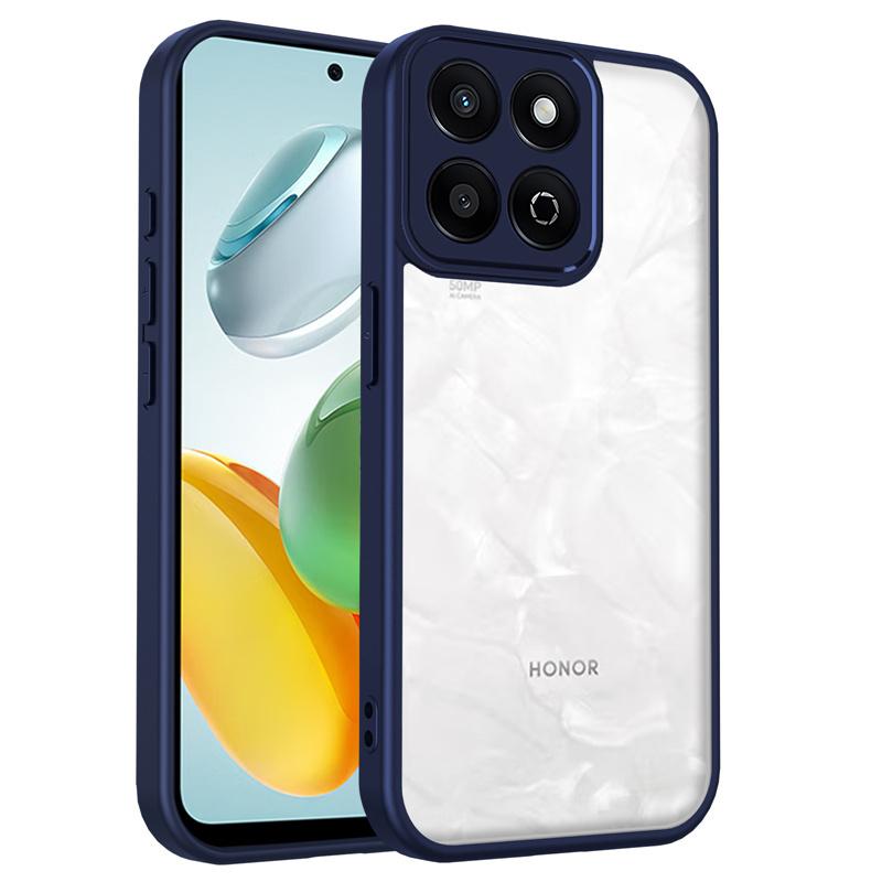 Honor X8B 4G LLY LX1 LX2 LX3 Case Shockproof Plating TPU Bumper with Clear Back Hard Cover Phone Case for Honor X8B HonorX8B 4G