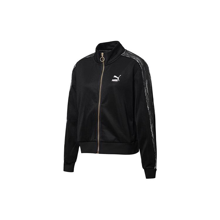(WMNS) PUMA Keep Warm Stand Collar Knitting Jacket Black Women s 530307-01 M