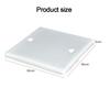 10pcs/set Plastic Concealed Box Cover 86 Type Easy Installation Wall Cover Dustproof Decorative Cover Plate