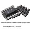 14pc Non-Magnetic Electric Screwdriver Socket Set, Metric & Imperial Combination Tool