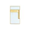 S.t. Dupont 25 Slimmy Lighter New Logo White Lacquer Golden