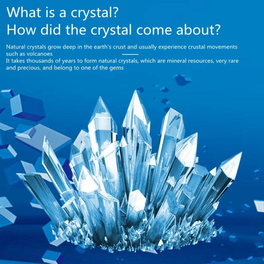 Colored Crystals Crystal Growing Science Kit Grow a Crystal Crystal Making Kit  Teens